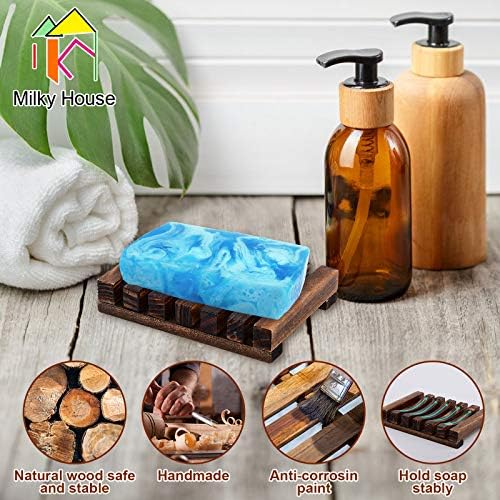 4-Piece Bamboo Soap Holder for Babies