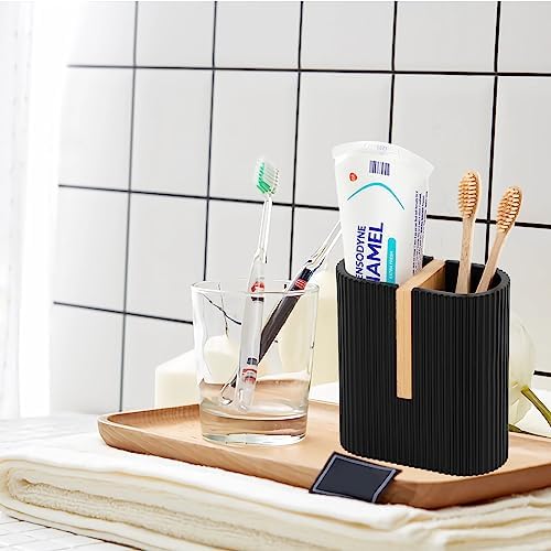 Rejomiik Matte Black Electric Toothbrush Holder