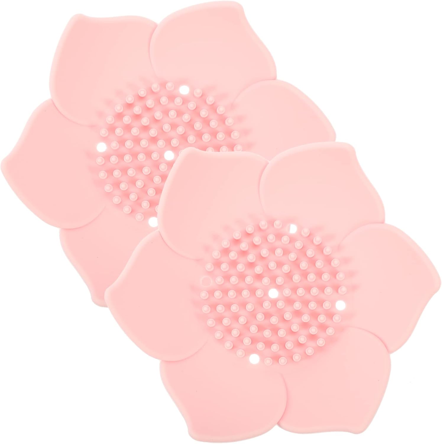 Elegant 2-Piece Floral Soap Disk for Smooth Drainage