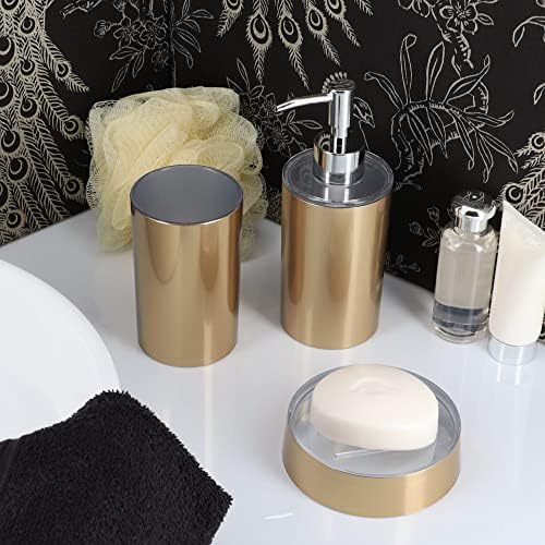 Elegant Gold-Trimmed Soap Dish