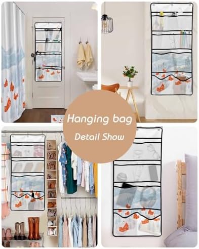 ZFUNCING Mesh Shower Organizer Set