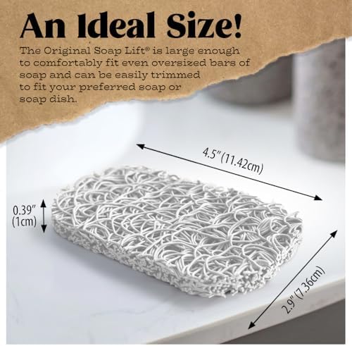 -flexible self-draining bar soap holder 2-pack