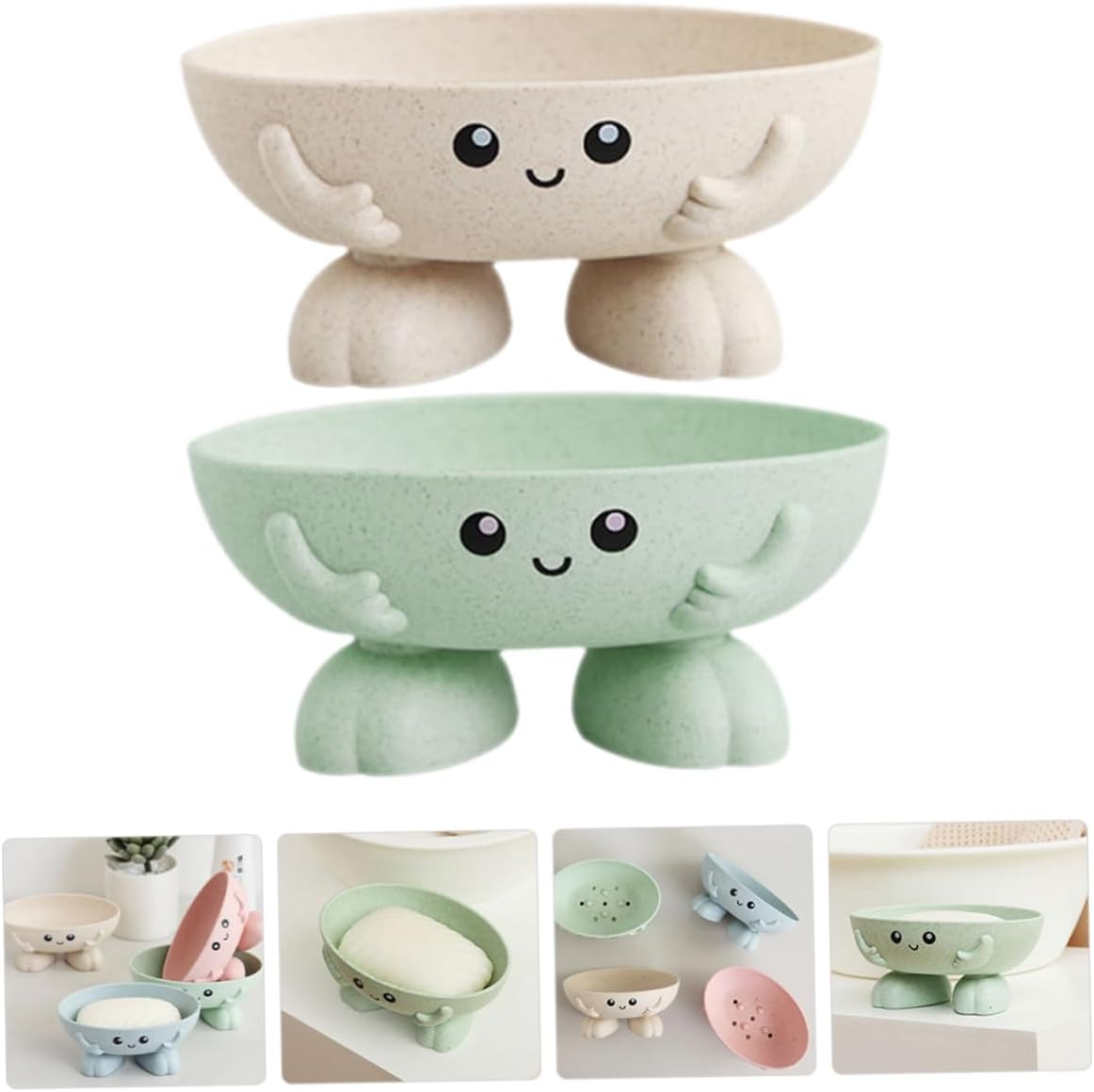 LIFKOME Bar Soap Draining Dish Holder Tray