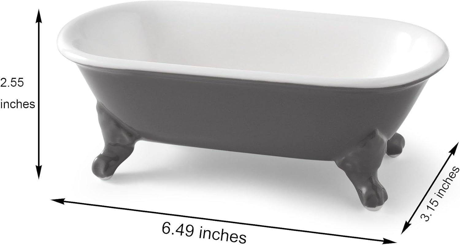 65 Ceramic Clawfoot Bathtub Soap Dish