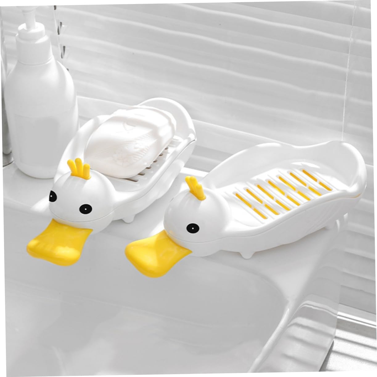 Ciieeo Creative Duck Storage Box White