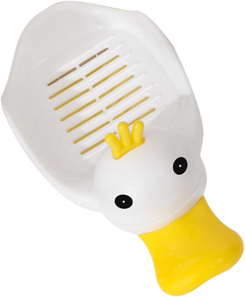 Cute Plastic Soap Dish Self-Draining Animal Design Space-Saving
