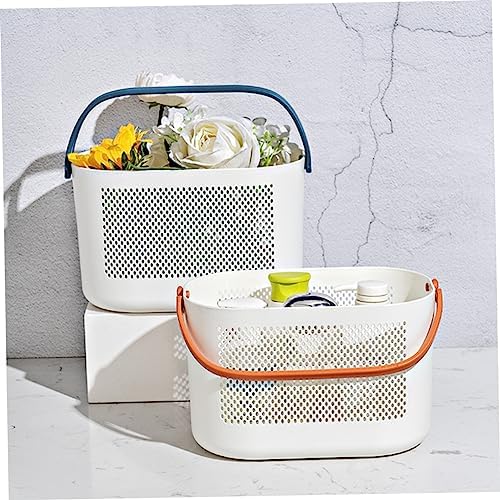 Portable shower organizer with handles for boys and girls travel