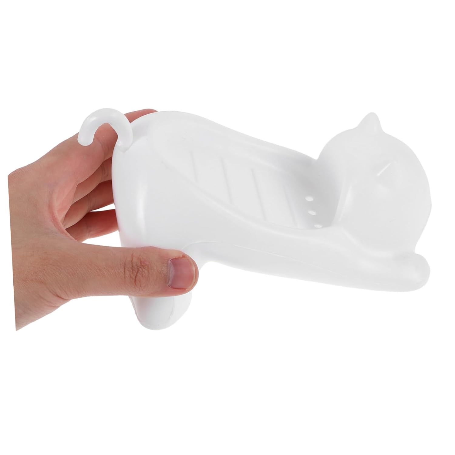 Adorable Cat-Themed Self-Draining Soap Holder