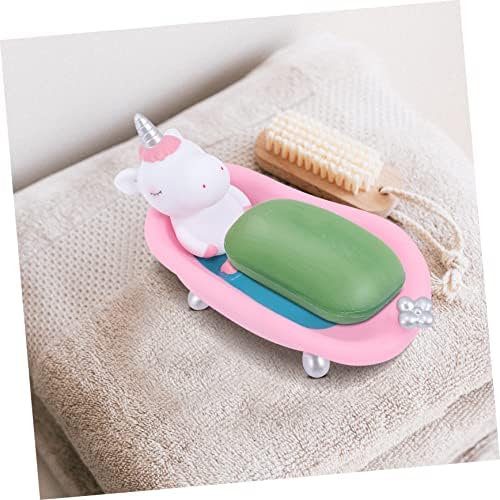 MAGICLULU Bath Cartoon Unicorn Travel Soap Dish Holder