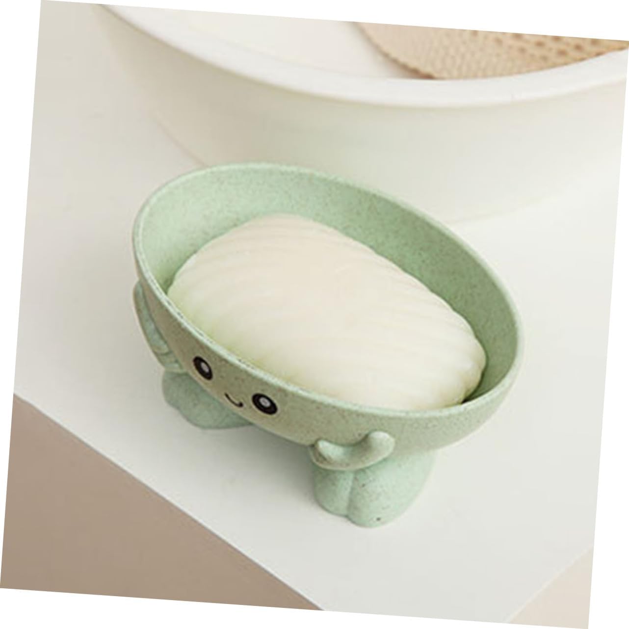 Elegant 2-Pack Compact Design for Bathroom Kitchen Soap Dishes