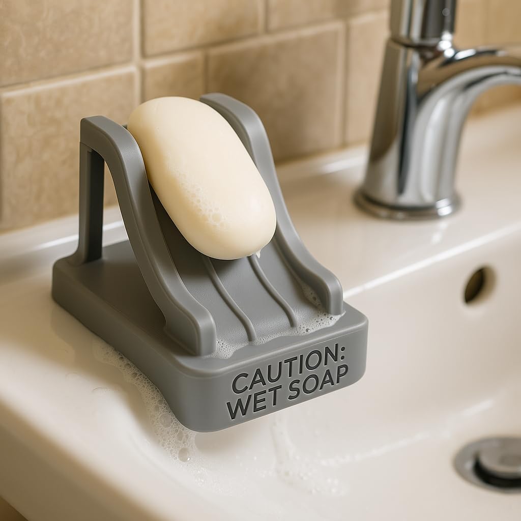 Durable Fun Slide Suds Soap Dish