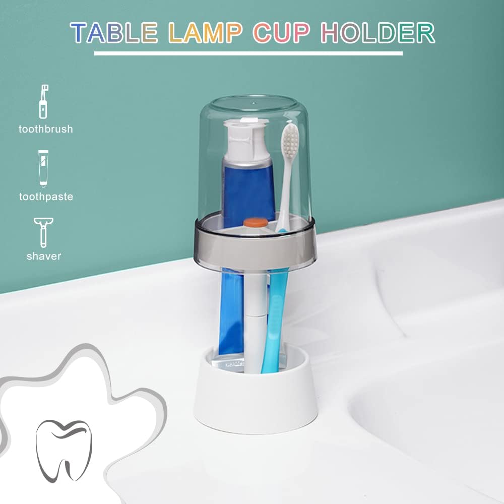 Ultimate Toothbrush Holder Compact Stylish 3-Slot Organizer