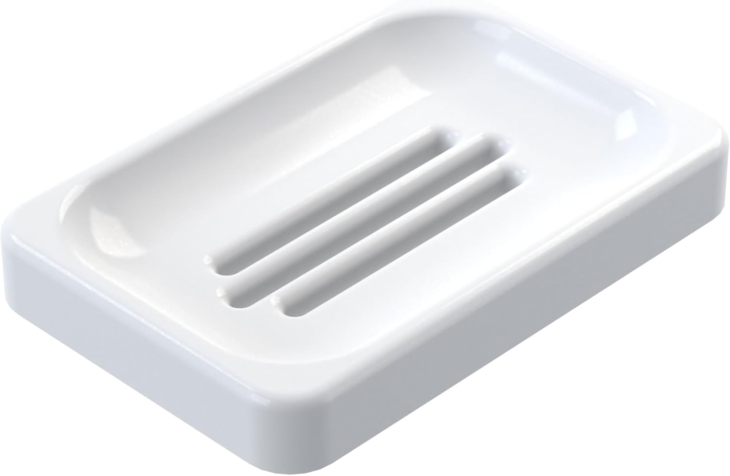Stylish Rhode Luxury Milk soap dish self-draining and non-slip
