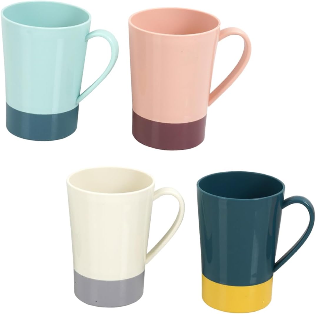 4-Piece Travel-Friendly PP Material Toothbrush Cup Rinsing Holder