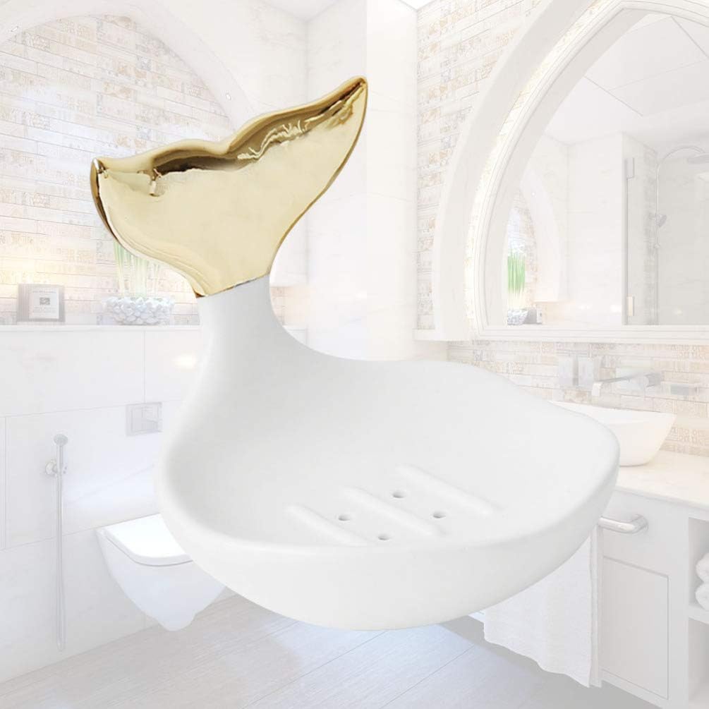Parts 1pc Modern Minimalist soap tray with Drainage Design