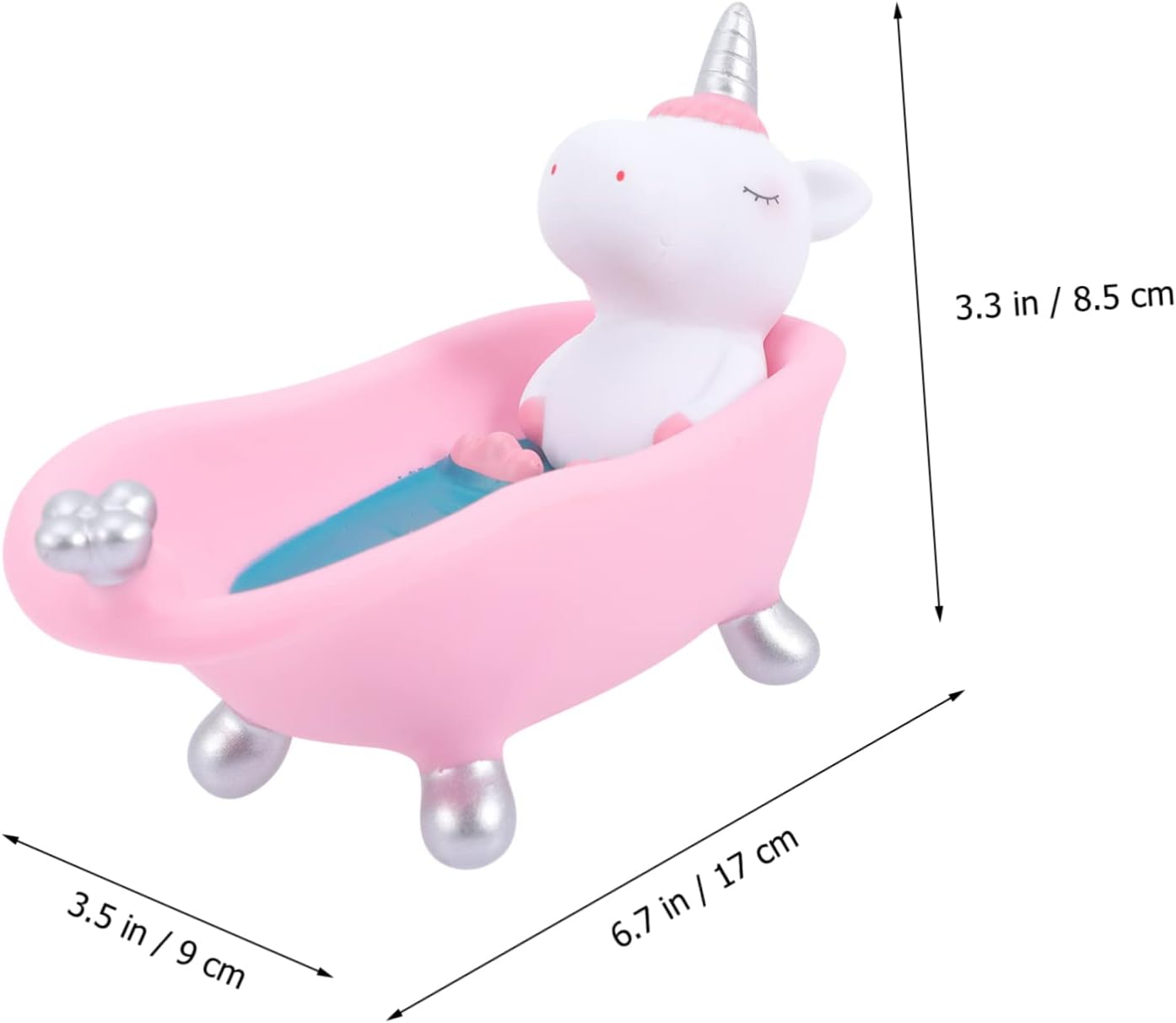 MAGICLULU Bath Cartoon Unicorn Travel Soap Dish Holder
