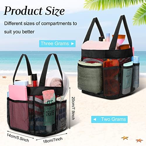 Hillban 4-Piece Mesh Shower Caddy Portable Durable