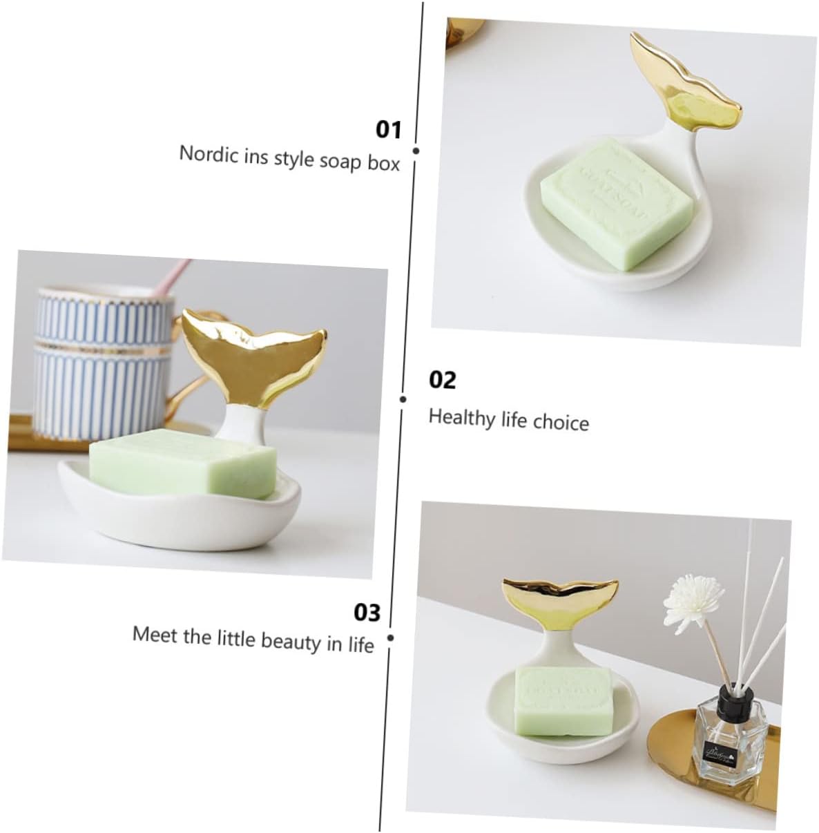 1pc bathroom decor rack