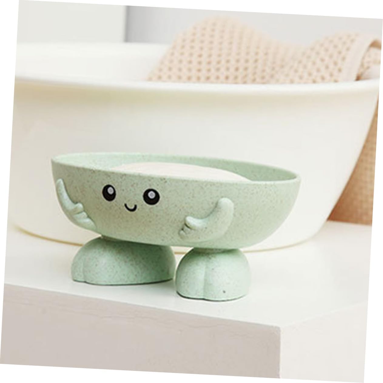 Adorable 2-Pack Soap Storage Trays