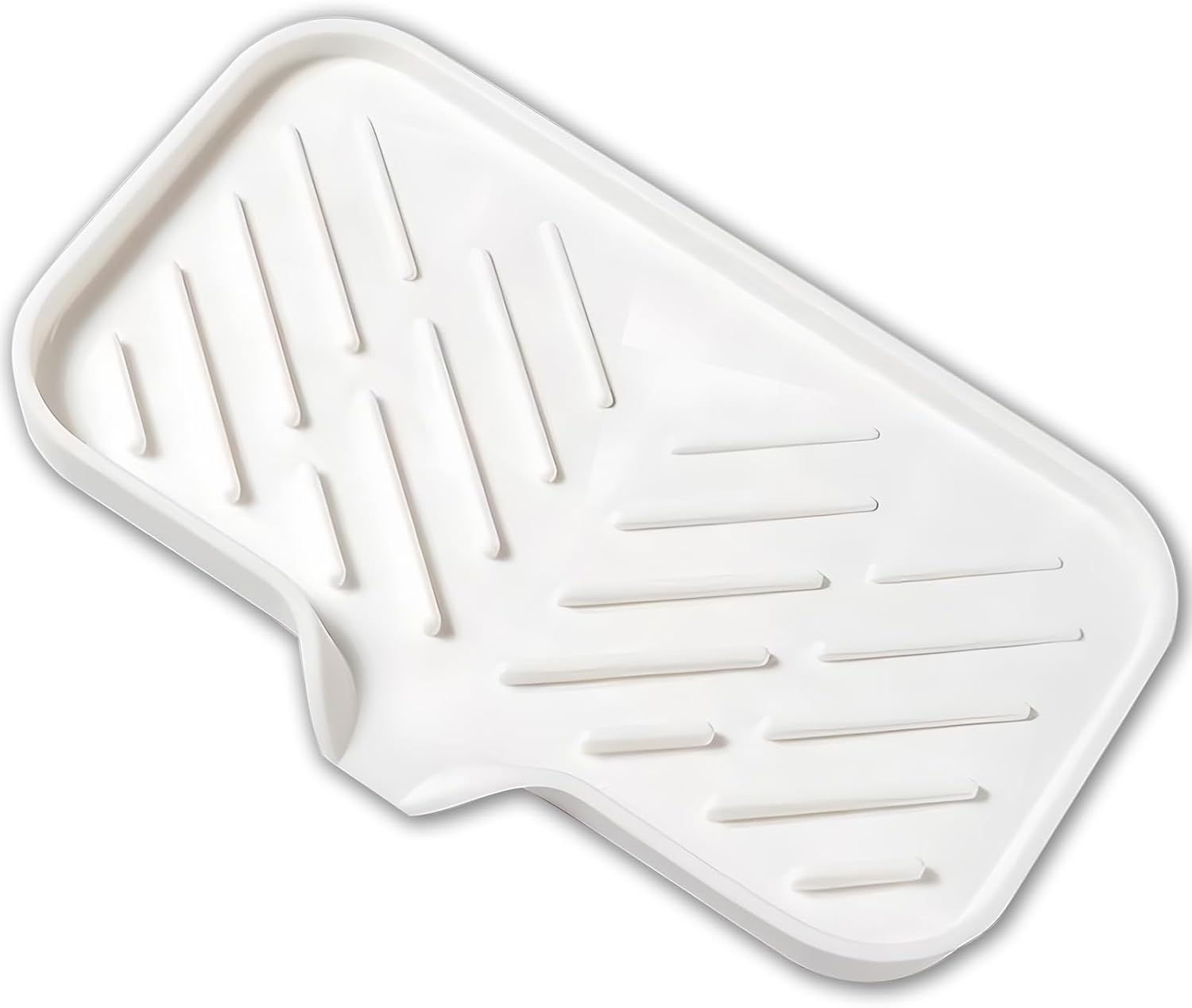 Silicone Soap Dish with Drain and Non-Slip Grid