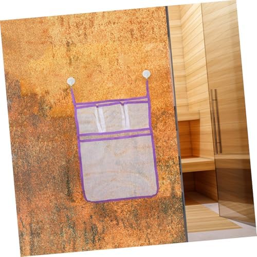 Bathroom Hanging Mesh Bag Durable Organizer for Showers Toiletries