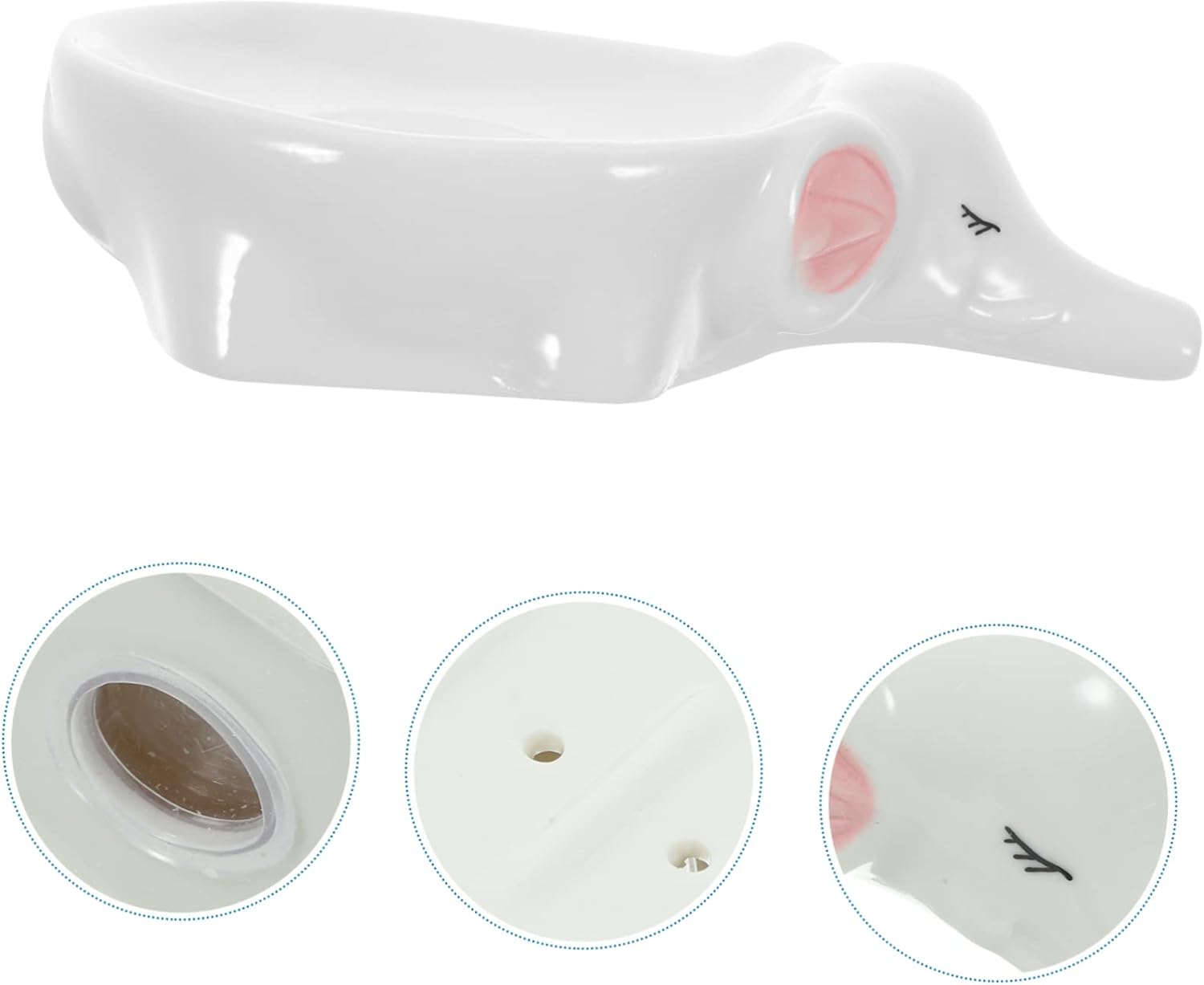 Cartoon Elephant Self-Draining Soap Dish