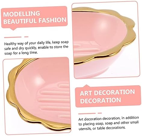 Garneck Ceramic Soap Dish compact multi-compartment stylish for home travel