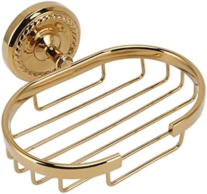 Fafeicy Metal Soap Holder Self-Draining Wall-Mounted