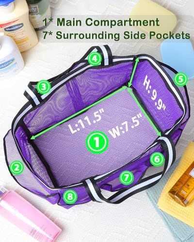 Lifelike Mesh Shower Caddy
