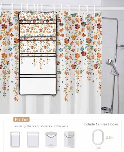 Sleek Mesh Organizer in Botanical Floral Design