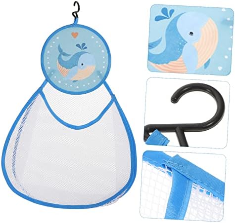 Cabilock Hanging Bath Organizer Mesh Storage for Kids