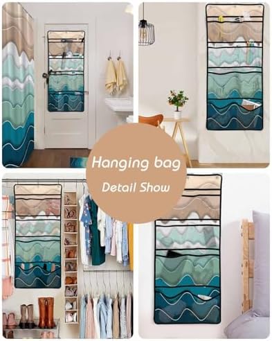 Quick Mesh Shower Caddy with 10 Storage Pockets for Bathroom Organizer