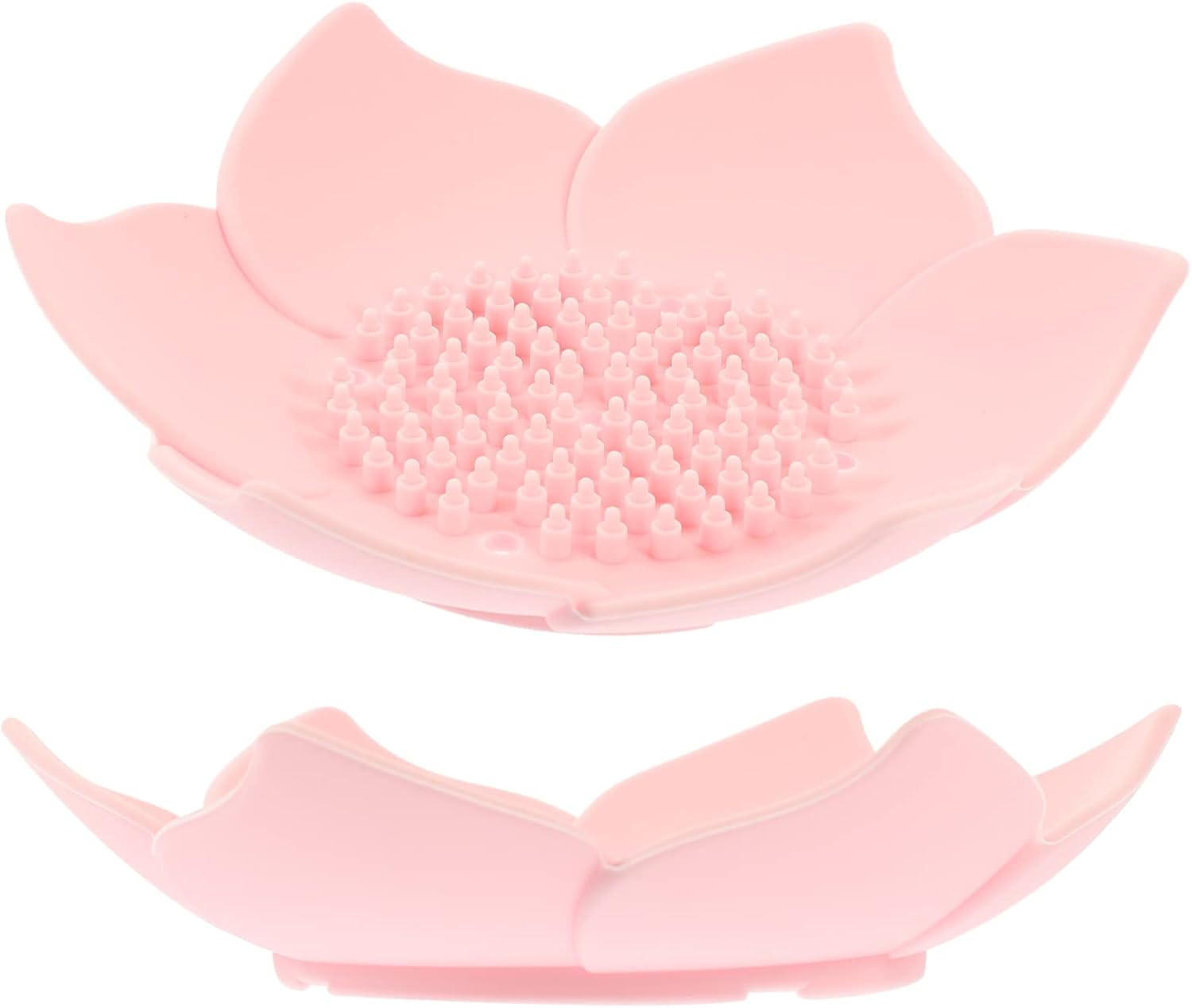 Floral Silicone Bath Dispenser Organizer