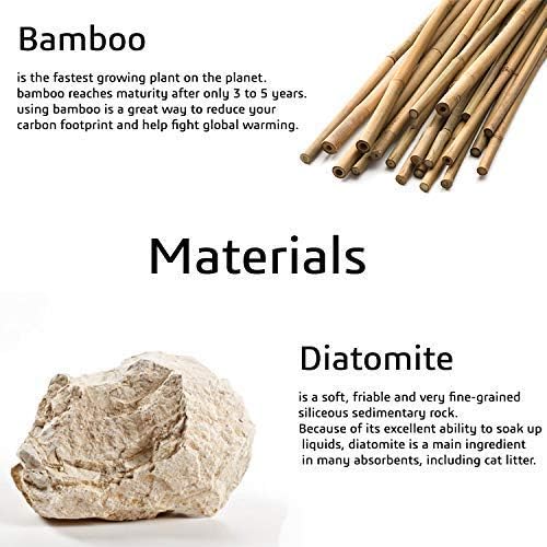 Matani Bamboo Diatomite Toothbrush Holder