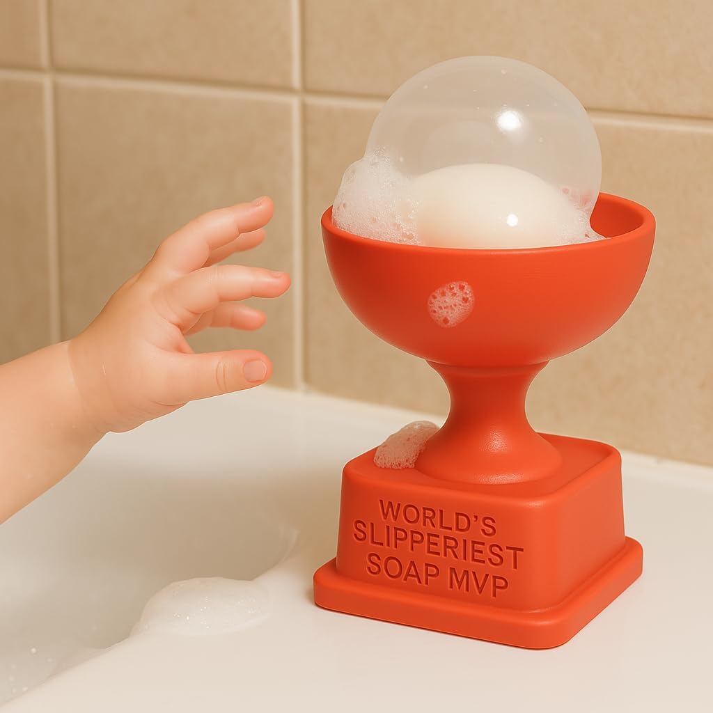 Champion Red Resin Soap Dish