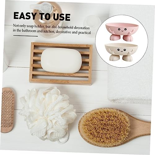 Amosfun 2pc Bar Soap Organizer for Organization