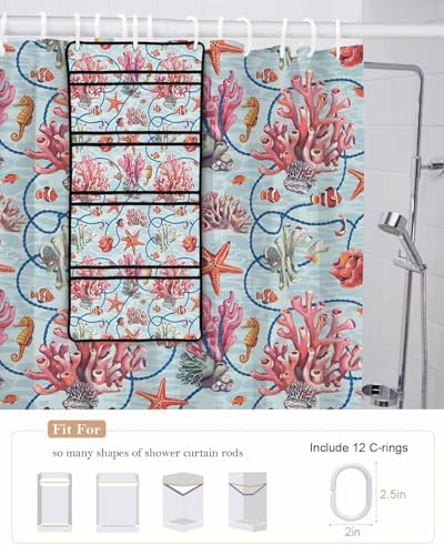 Vibrant 10-Pocket Mesh Showers