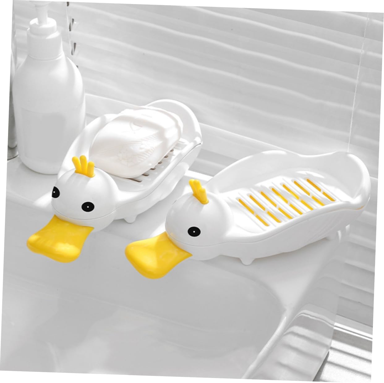 MUCKLILY Cute Cartoon Duck Soap Holder