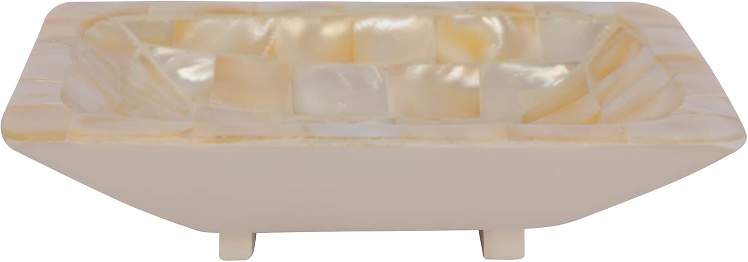 Square Mother of Pearl Soap Holder