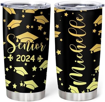 Personalized Senior Graduation 2023 Gift Double-Insulated Stainless Steel Tumbler