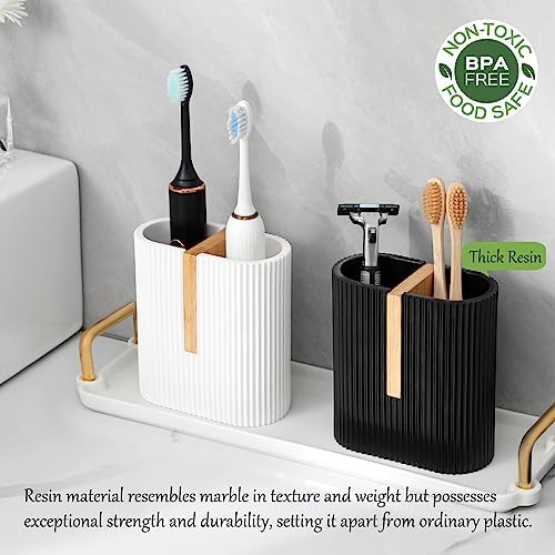 Rejomiik Matte Black Electric Toothbrush Holder