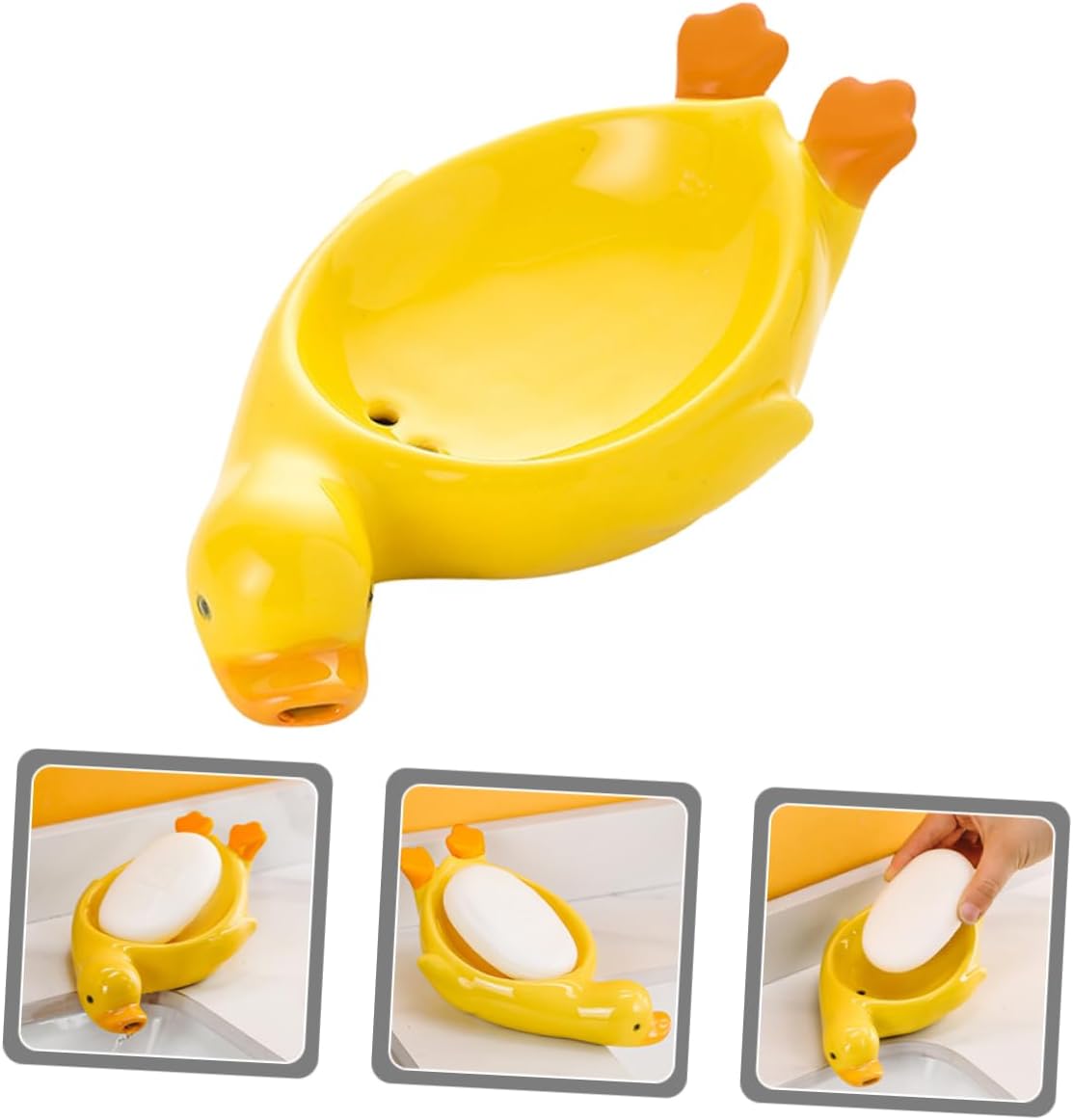 Cute Duck Ceramic Dish Unique Design