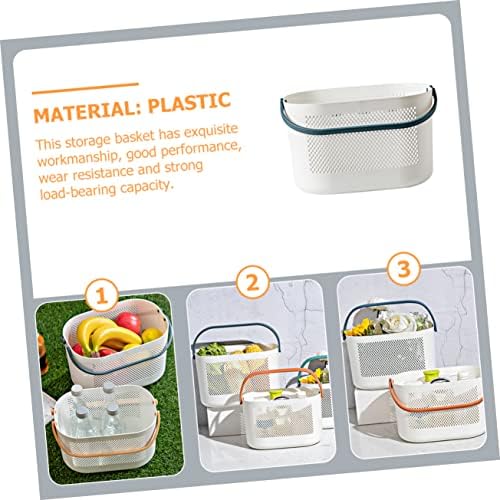 Portable shower organizer with handles for boys and girls travel