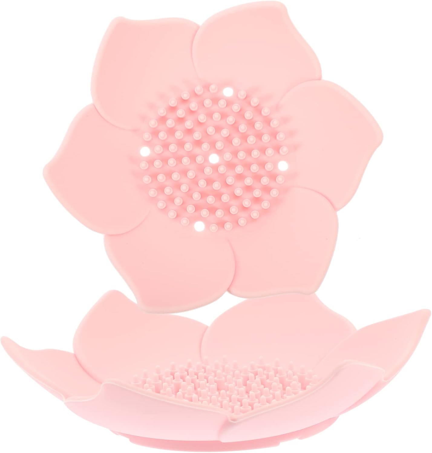 Alipis Flower Shape Soap Dish Silicone Holder