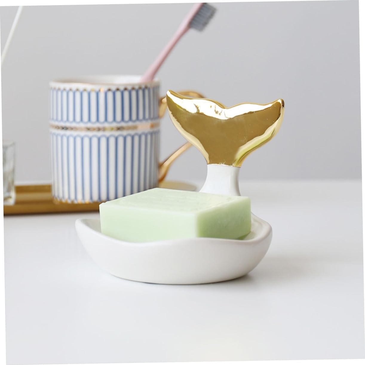 VOSAREA Modern Earring Soap Dish Stylish Jewelry Holder