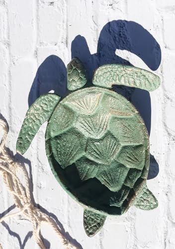 Stunning Cast Iron Sea Turtle Dish
