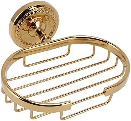 Fafeicy Metal Soap Holder Self-Draining Wall-Mounted