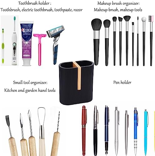 Rejomiik Matte Black Electric Toothbrush Holder