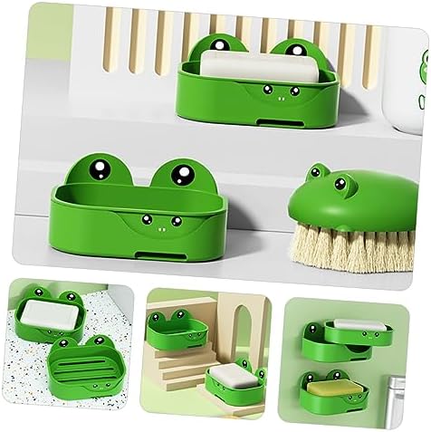Frog Style Wall Mount Soap Dish Pp Material
