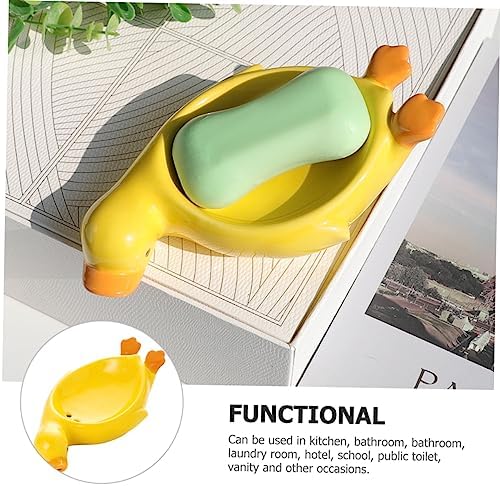 ABOOFAN Ceramic Soap Dish Drain